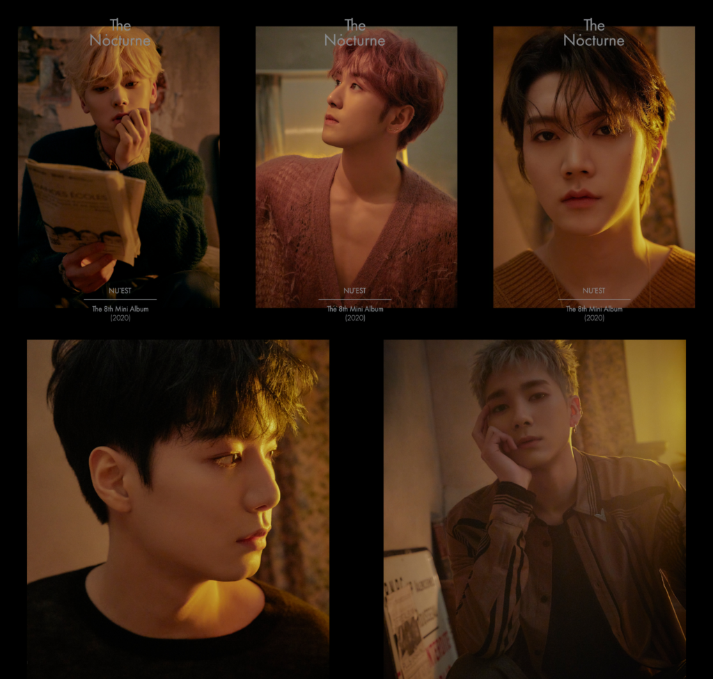 NU'EST, "The Nocturne" Group Official Image Teaser...Enchanting Dreamlike Beauty