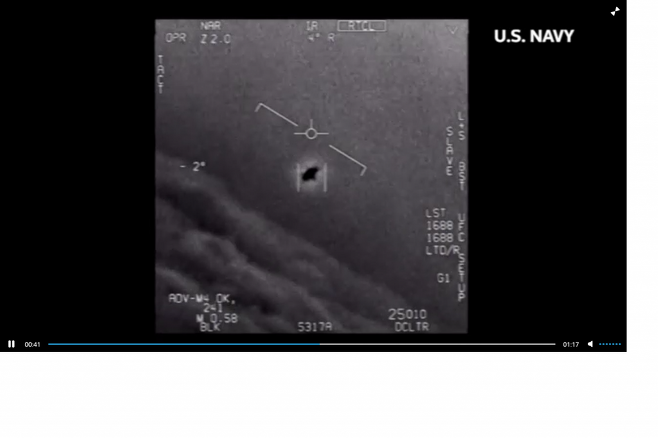 UFOs exist? U.S. Defense Department releases video 3