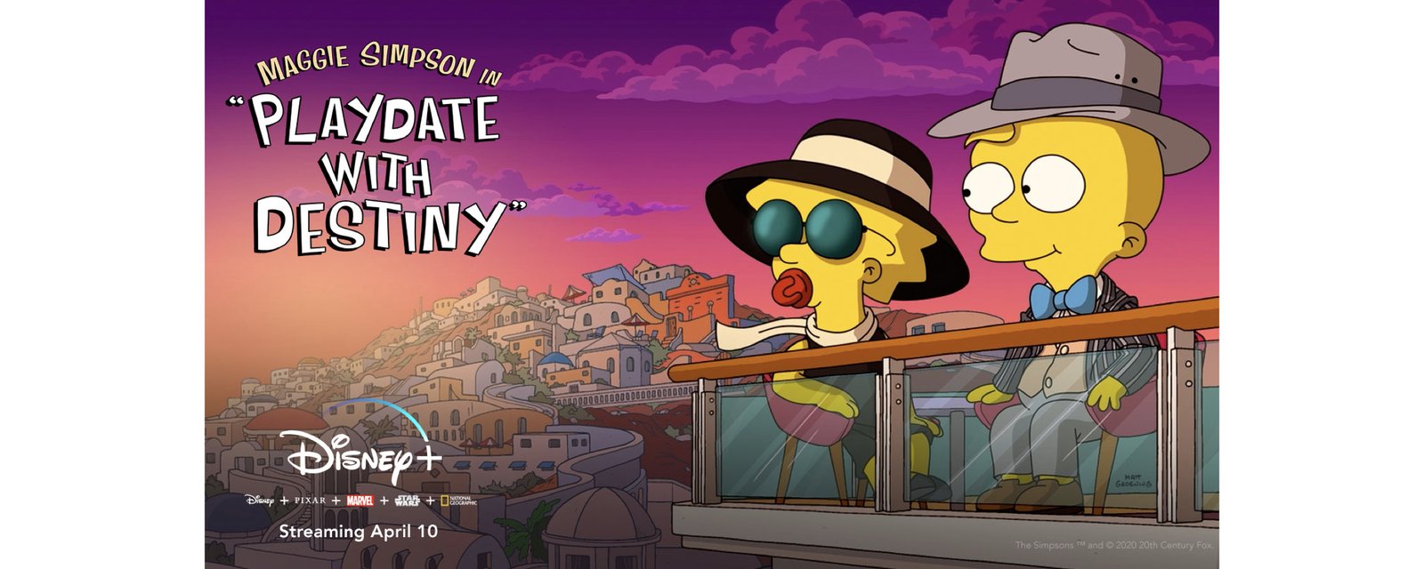 “The Simpsons” Animated Short Film “Maggie Simpson in ‘Playdate with Destiny’” Streams Tomorrow on Disney+