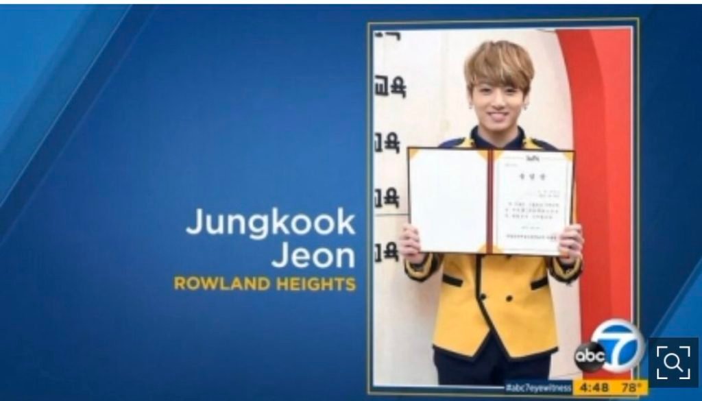 ABC News, BTS Jungkook Graduation Photo Accident