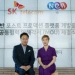 Partnership on AI technology for exporting K-contents : NEW ID & SKT