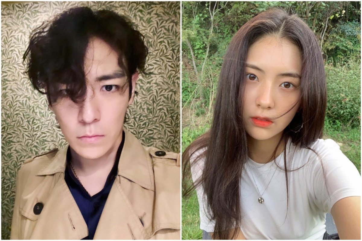 Bigbang T O P Kim Ga Bin Is Suspected Of Being A Couple Pressreels