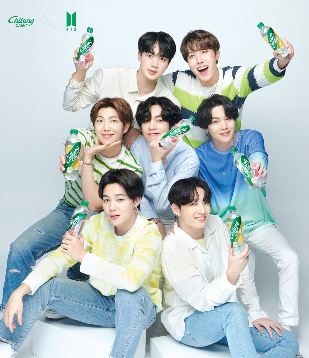 CHILSUNG CIDER Picked BTS as its New Model
