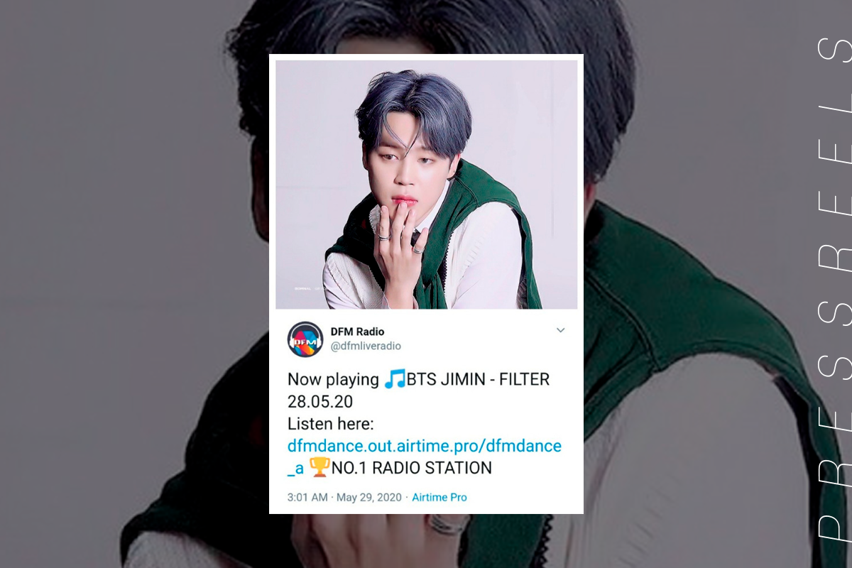 BTS Jimin Solo 'Filter' - Sweeps UK Official Singles Charts
