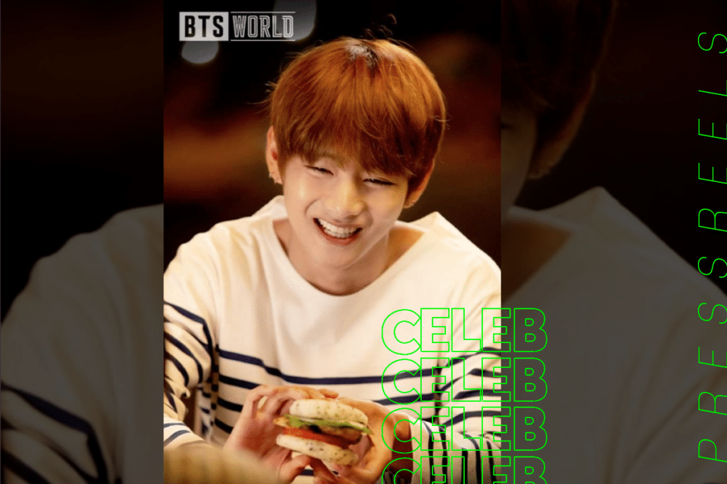 BTS V smiles like a younger brother - PRESSREELS