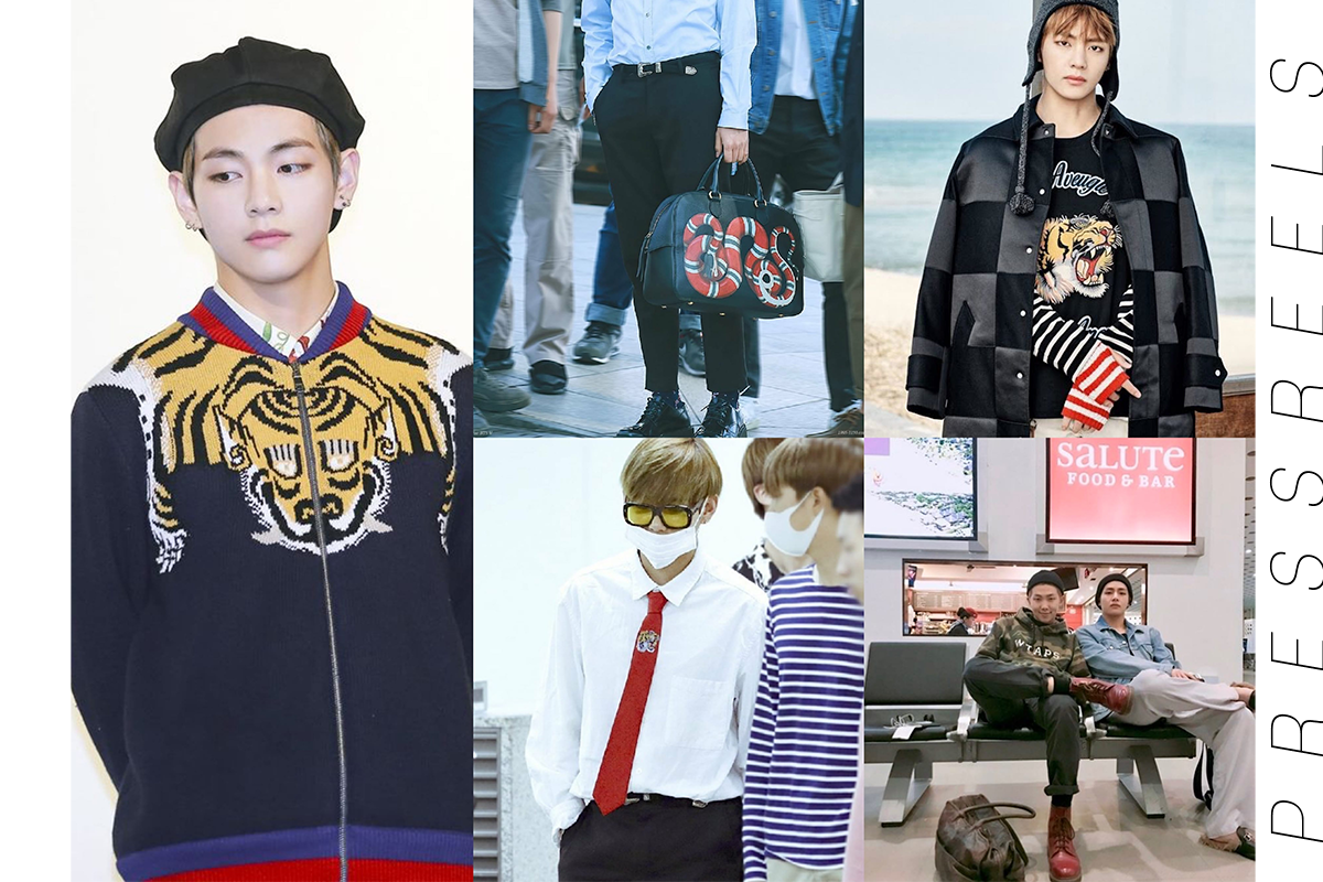BTS V, Attention to Fashion Style
