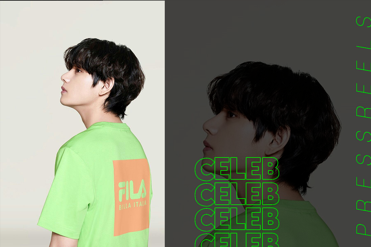 BTS V, The Man Who Fits Light Green
