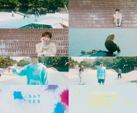 'Comeback D-3' Jeong Se-woon, Title Song 'Say yes' MV Teaser Released