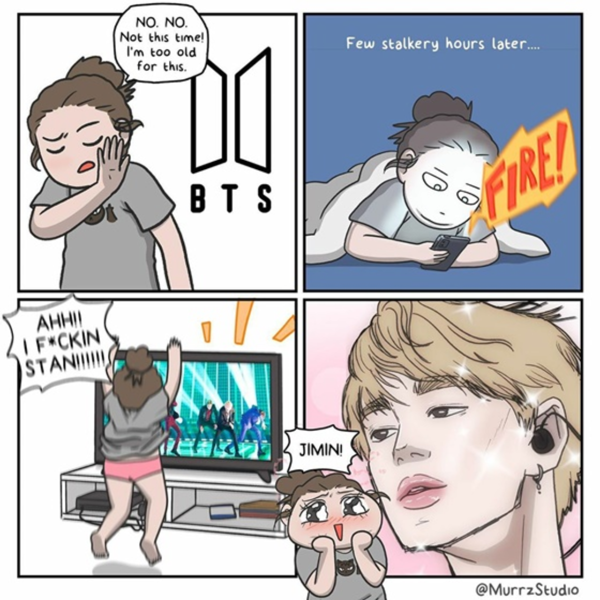 BTS Jimin Appears in a Webtoon by a Popular American Webtoon Writer - Once You Jimin You Can't Jim-out