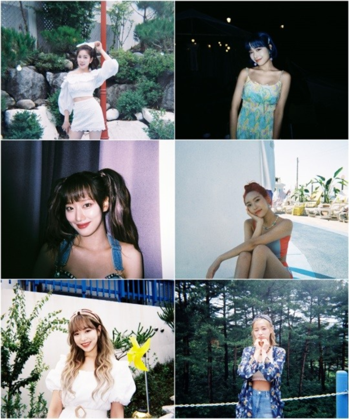 April, release photos of each member of 'Summer in April'