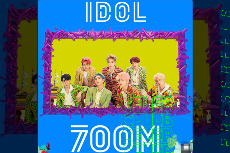 BTS 'IDOL', fourth 700 million view MV