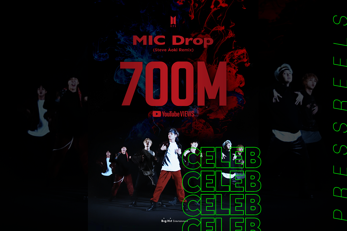 (PRESSREELS) The group BTS set another new record with the music video for the 'MIC Drop' remix.