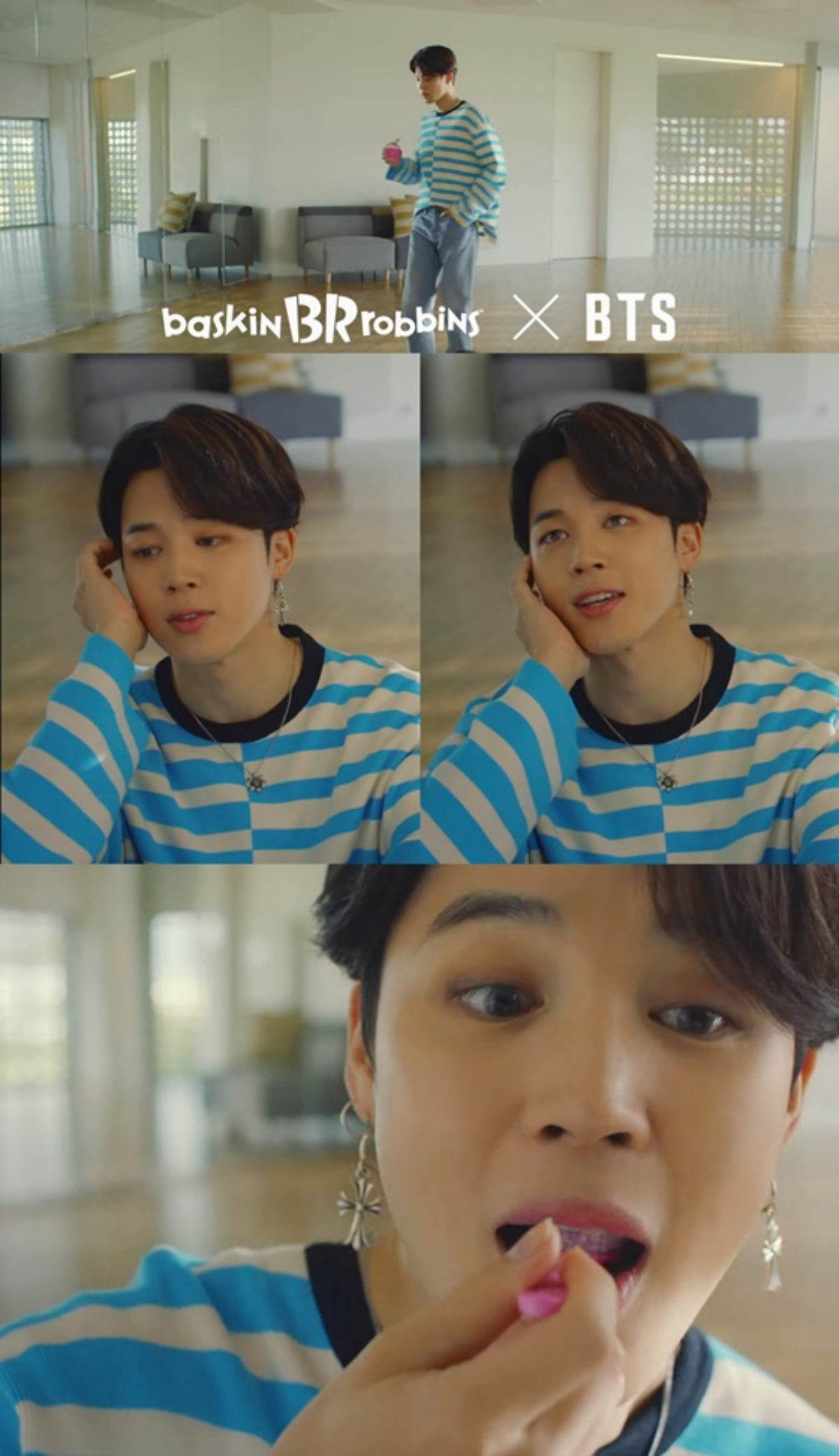 BTS Jimin, Lovely Fresh Visual in the Ice Cream Commercial
